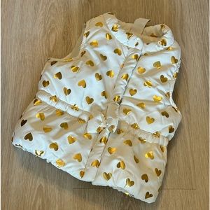 Baby Girls Heart PufferVest Jacket. Excellent condition.